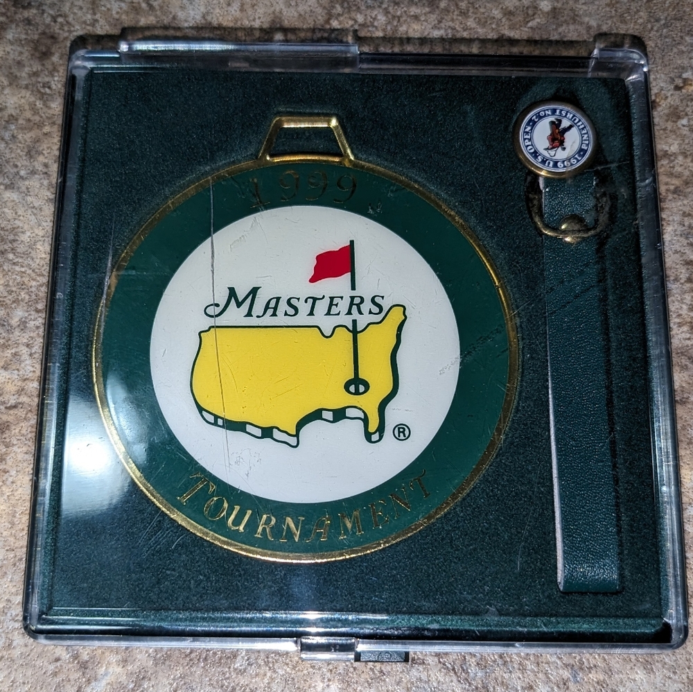 Masters 1999 Bag Tag Ball Marker NWTS 1948 Hogan Error